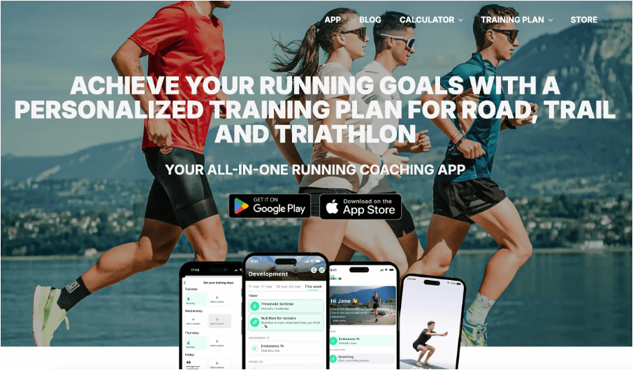 RunMotion homepage
